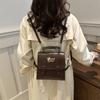 Fashionable Minimalist Backpack For College Students Stylish Unique Design 2024 Black White Blue Brown Colors