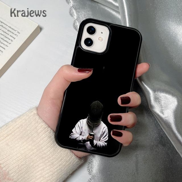 Krajews Fencing Sport soft Phone Case Cover For iPhone 16 15 14 plus XS XR 11 12 mini 13 pro max coque Shell Fundas