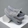 Flying woven sports shoes men's mesh breathable and lightweight casual shoes, new running shoes in summer