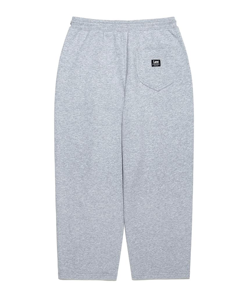 LEE One-Pleat Wide Sweatpants Gray