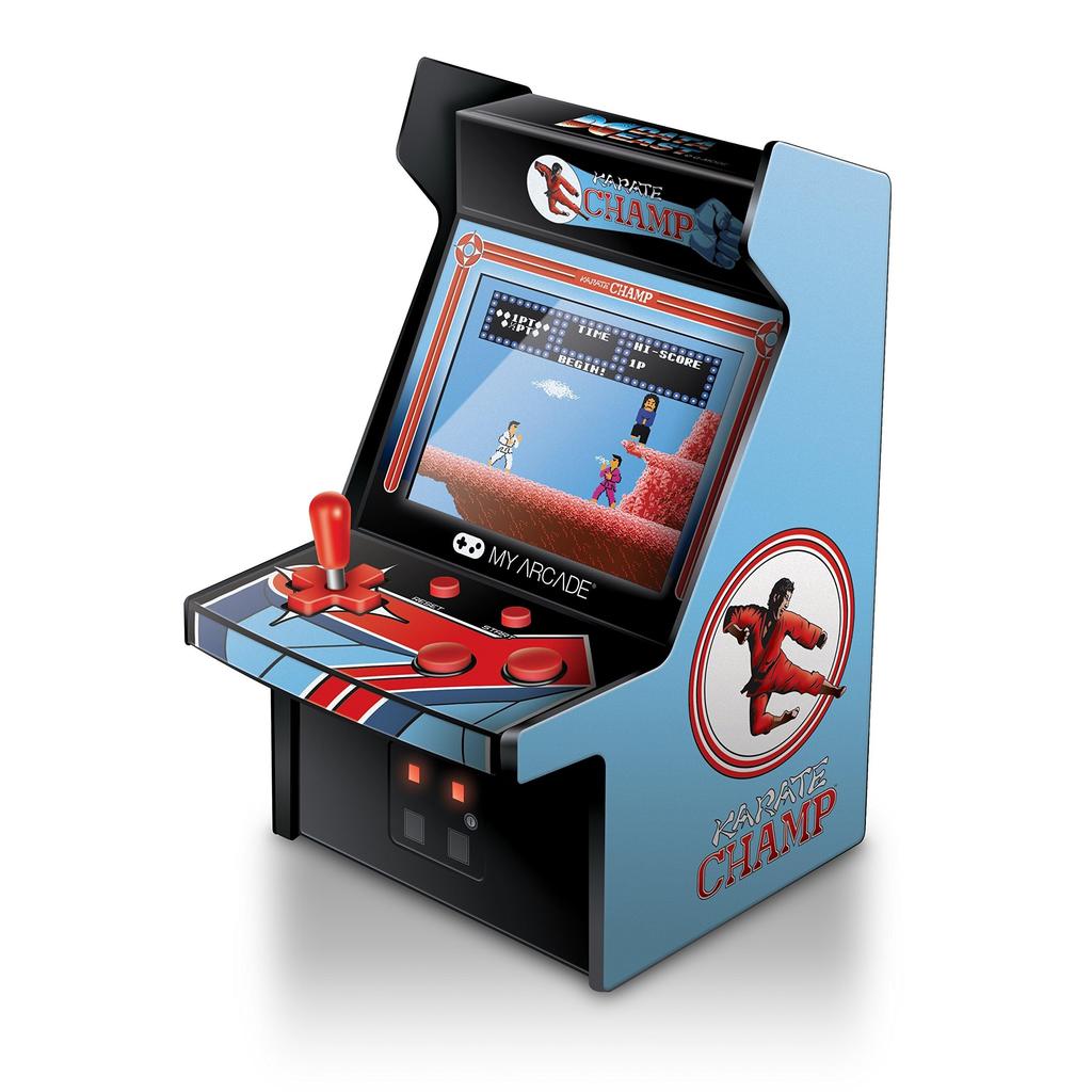 MyArcade 6.75-inch Retro Karate Champ Mini Game, Blue & Black, DGUNL-3204
