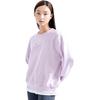 Anta Training Series Solid Color Knitted Crew Neck Sweatshirt Women sweatshirt Vine-Flower-Purple 162337712-3
