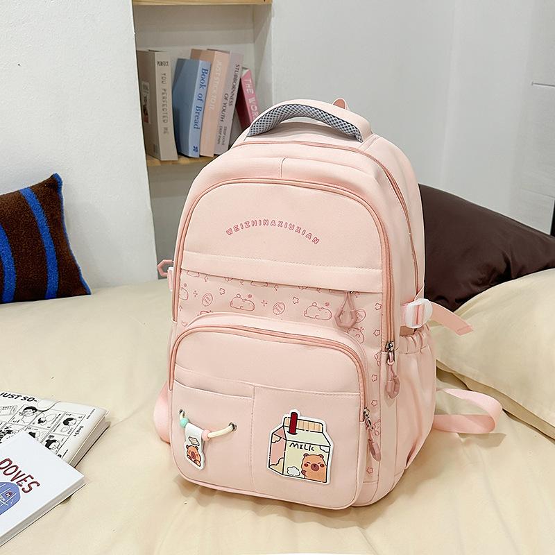 Girl's New Schoolbag Mori Ins Senior Sense Sweet Primary School Students 3rd To 6th Grade Cute Lightweight Backpack