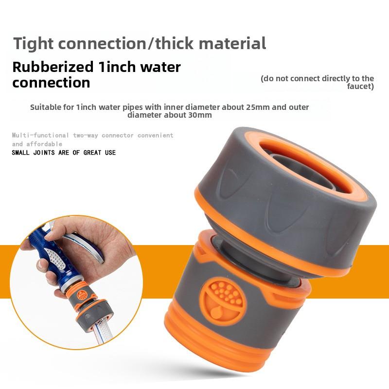 Szybkozłącze węża ogrodowego 1/2 3/4 1 Cal złączka rurowa Stop złącze wody 16/20/32mm naprawa wspólnego System nawadniania