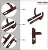 Door handle-Diana door handle length 72 BROWN