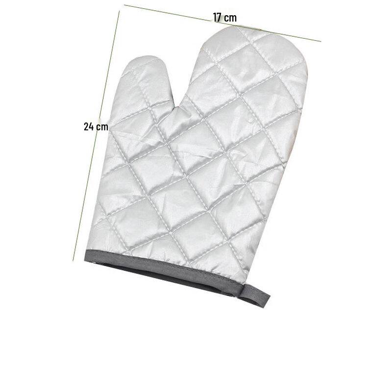 ZISIZ Silver Coated Heat Resistant Oven Mitts