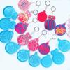 Keychain Resin Ornament Resin Crafts Xmas Epoxy Mold Clay Molds Silicone Mold Christmas Decoration