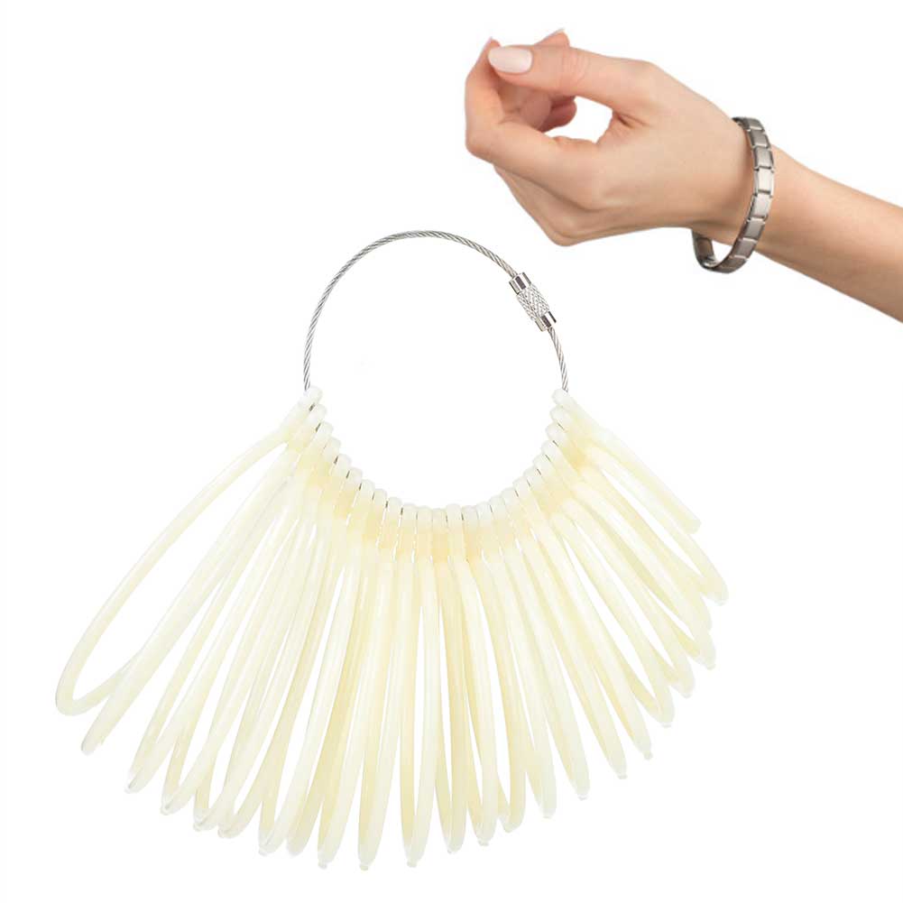 Plastic Bracelet Bangle Gauge Sizer Jewelry Measure Wrist Size Measuring Tool