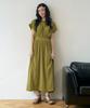 Moleubeu13 Sage Pure Shirring Dress (Ivory)