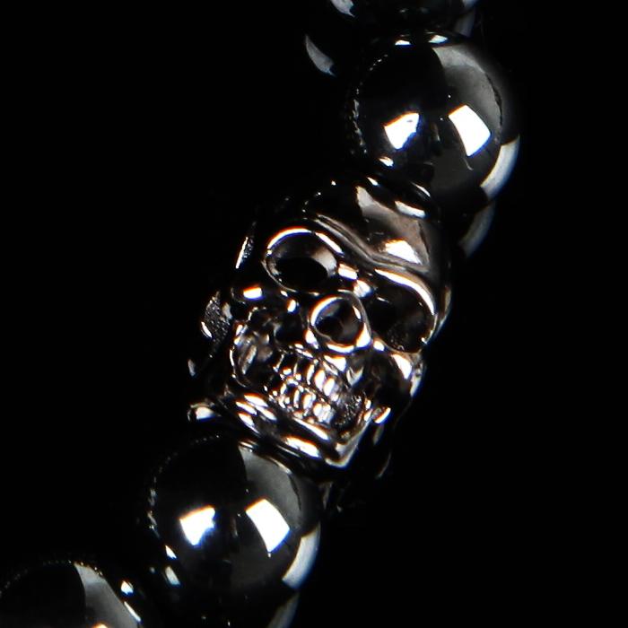 Eightvolume Ev 2Skull Bead Bracelet(Nickel)