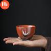 Hi Ceramic Master Tea Cup Household Retro Kung Fu Drinkware Office Teacups Chinese Hand Painted Crane Tea Bowl Pottery Water Mug