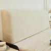 Jacquard Velvet Elastic Bedhead Cover All-inclusive Bedroom Home Bedside Backrest Protection Headboard Dust Cover