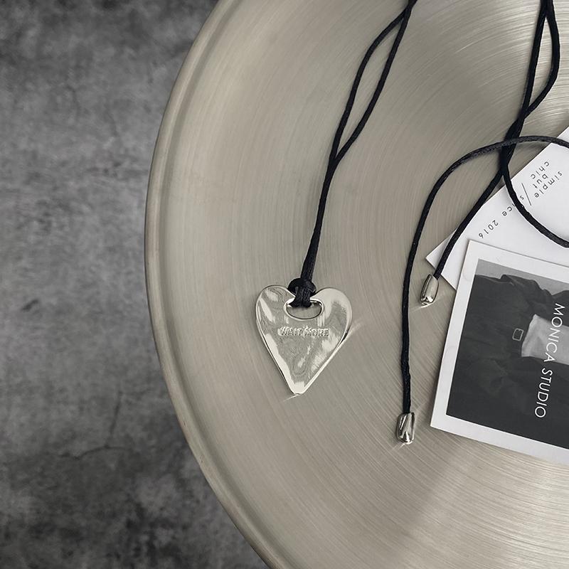 Všestranný hřeben Love přívěsek dlouhý černý provazový náhrdelník pro ženy dívky Vintage lehký luxusní elegantní náhrdelník příslušenství