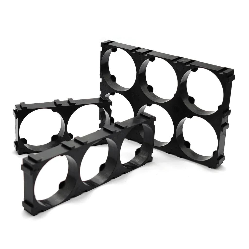 32650 32700 32900 Battery Case Holder Bracket Cell Safety Anti Vibration Plastic Brackets Batteries Connection Seat 1x2 1x3 2x3