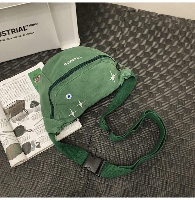 Винтажная холщовая сумка из стираной ткани — фото 13