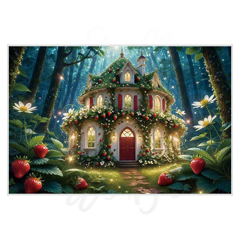 Spring Green Forest Photography Backdrop Fairy Princess Pet Landscaping Photo Backdrop
