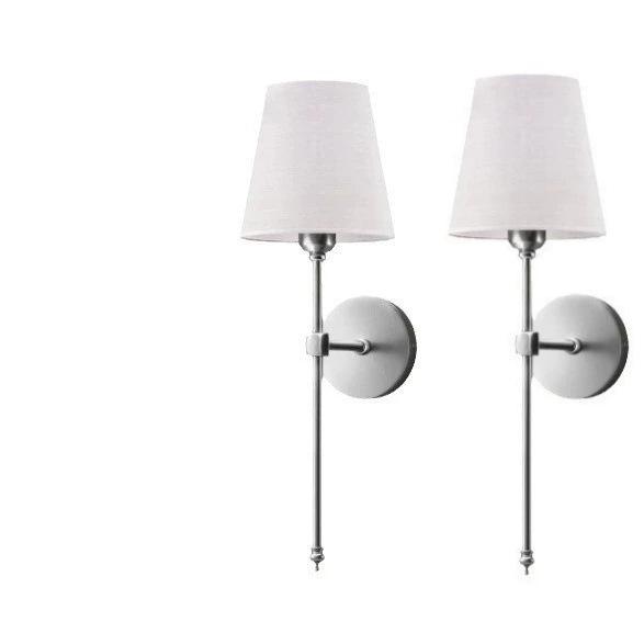 Wireless Indoor Wall Lamp with Detachable RGB Light Bulb, Remote Control, and Timer; Perfect for Living Room or Bedroom.
