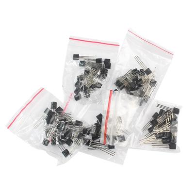 100 teile/satz 2N2222 2N3904 2N3906 2N5401 2N5551 NPN PNP Transistor Assorted Kit TO-92 Transistoren Set Elektronik Kit