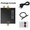 1080P 1920*1080 To Analog Audio Converter Adapter For TV Amplifier Decoder Optical Fiber Coaxial Signal To Analog DAC Spdif