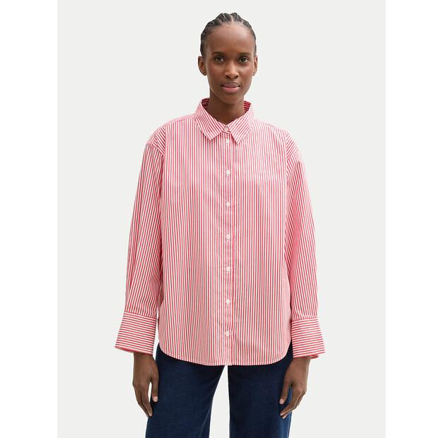 

Рубашка Tom Tailor Denim Striped loose-fit shirt EU XS
