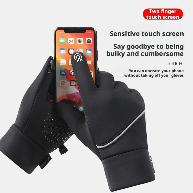 Electric Heated Gloves for Adults,  Winter Snow Ski Waterproof USB Heating Gloves, Screen Touchable for Cycling Riding Fishing