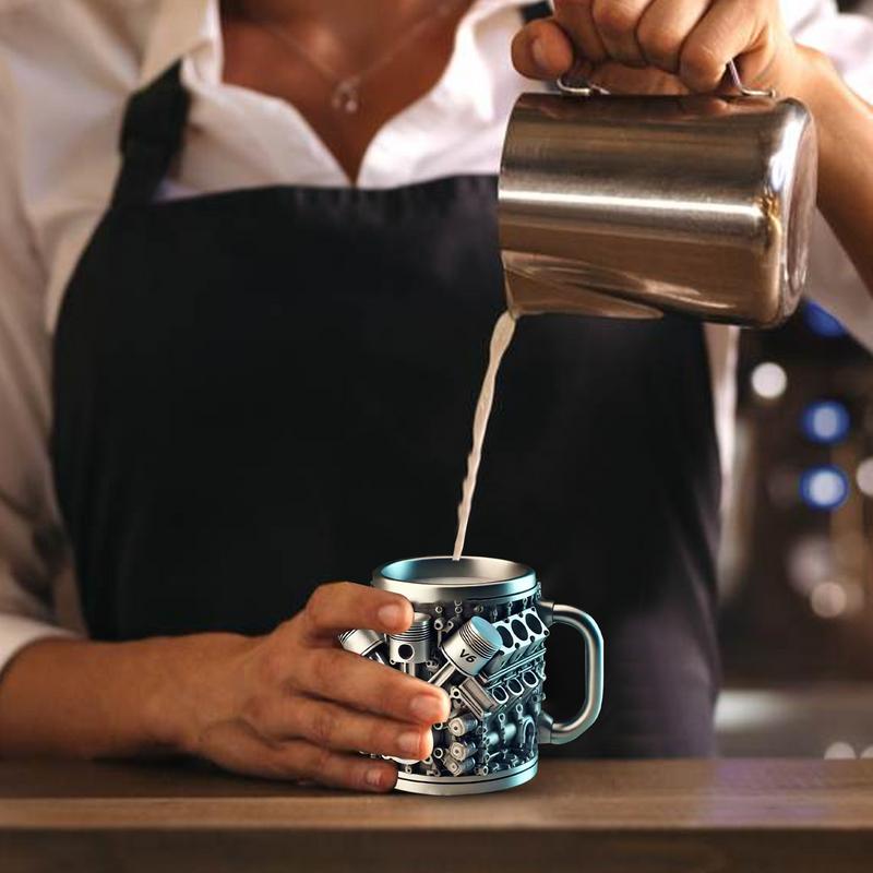 Coffee Mug Cool Beverage Mug Funny Stein Drinkware Portable Home Aesthetic Decoration for Household Kitchen Living Room