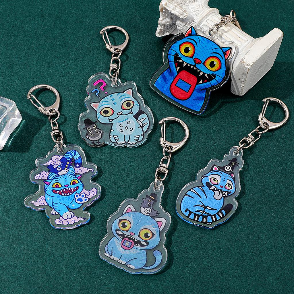 Akrylová klíčenka přívěsek – Roztomilý dekorativní dárek na studentské batohy