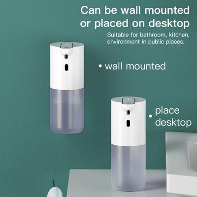400ML IPX5 Waterproof Wall-Mounted Touchless Hand Washing Sanitizer Machine Intelligent Electric Automatic Senor Soap Dispenser