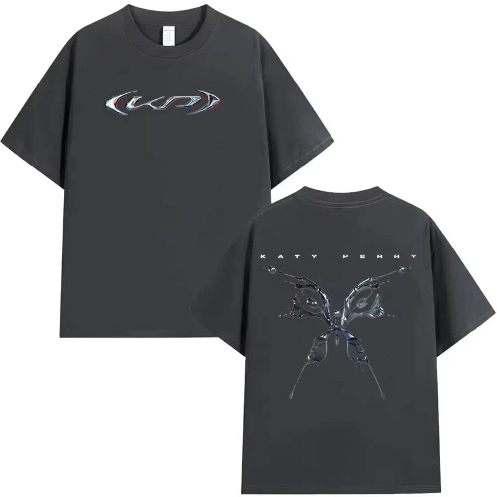 

Katy Perry World Tour 2026 Album T Shirt Men Women Retro Fashion Cotton Short Sleeve T-shirts Hip Hop Harajuku Oversized T-shirt XXXL