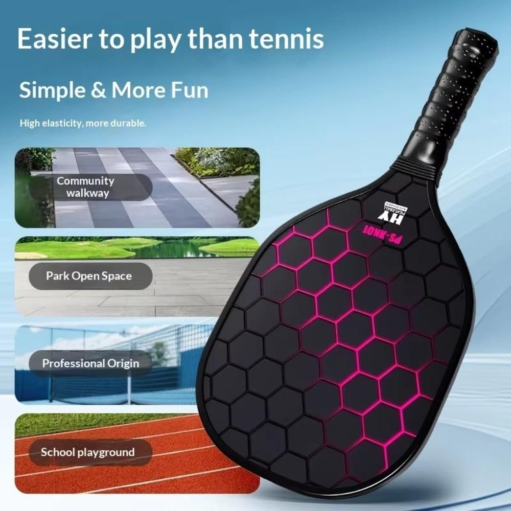 Breathable Pickleball Racket Set Non Slip Pickleball Racquets Set Pickleball Paddle Set  Outdoor