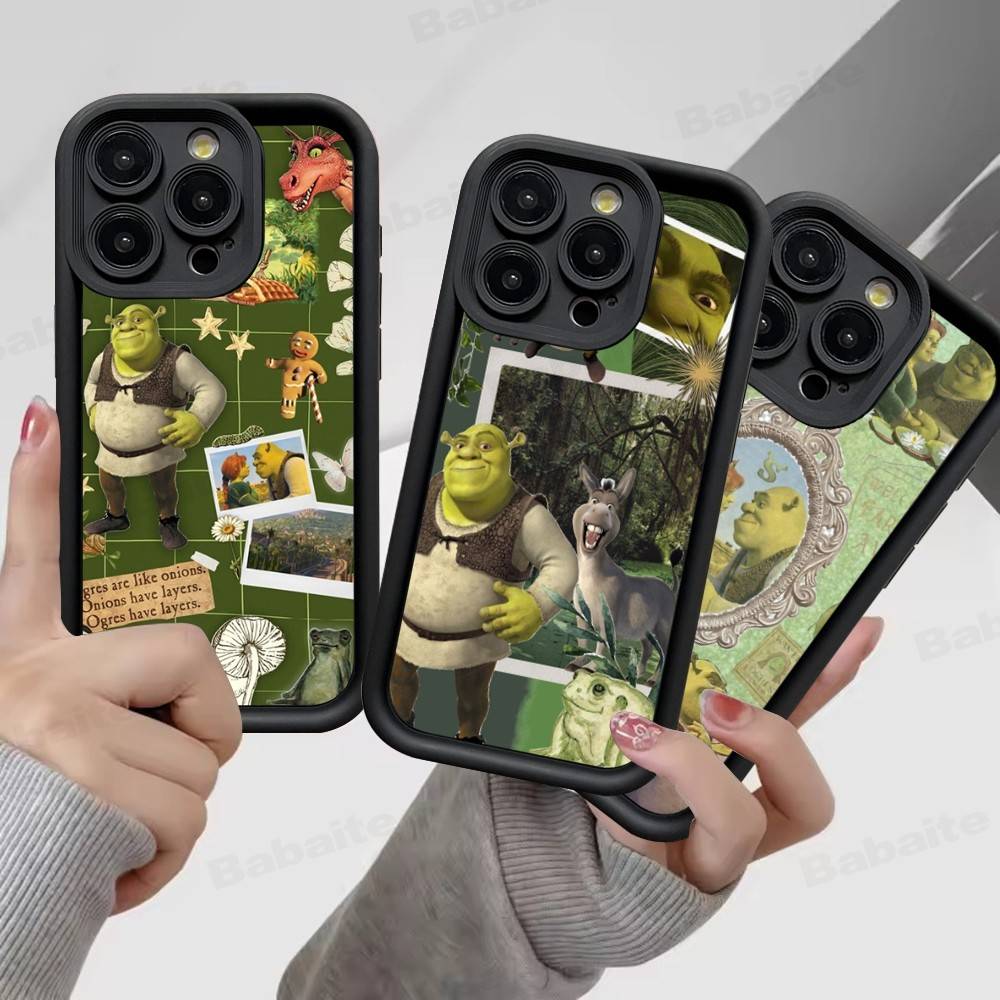 Classic Movie S-Shrek Phone Case For IPhone 11 12 13 16 15 17 14 Pro Max Soft Funda Silicone Cover