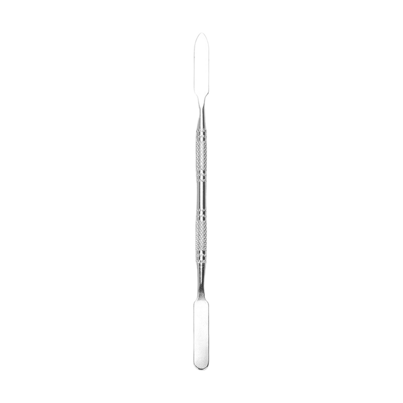 Dual Ended Stainless Steel Makeup Mixing Spatula Tool 410 Stainless Steel Durable Tool Mini Dual Tip Makeup Mixing Stick Stainless Steel Tool Small бежевый