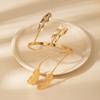 Exaggerated Metal Wind Arm Ring Trendy Fashion Flower Leaf Bracelet Women'S Diamond Retractable Arm Bracelet High-End Bracelet
