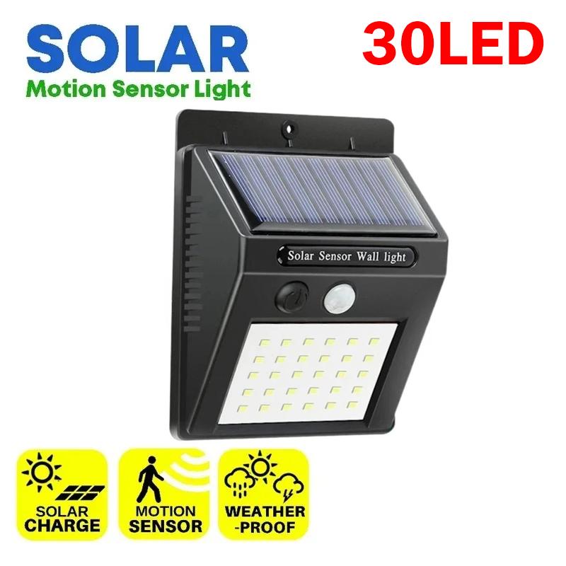 Hot Sale 100LED Solar Wall Lamp With PIR Motion Sensor Outdoor Waterproof Garden Courtyard Street Decoration Wall Light