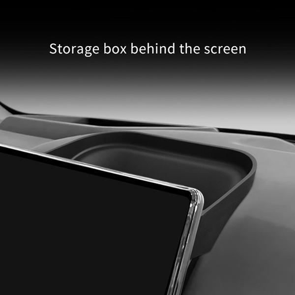 Silicone Black Center Console Screen and Dashboard Storage Box