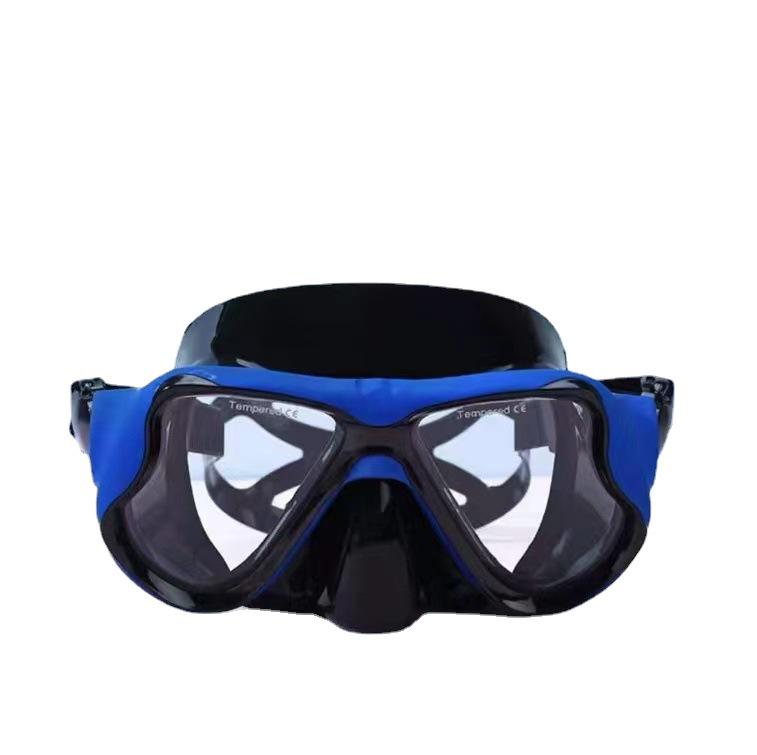 1900 Adult Snorkel Mask with Tempered Glass and Myopia-Compatible HD Anti-Fog Lens