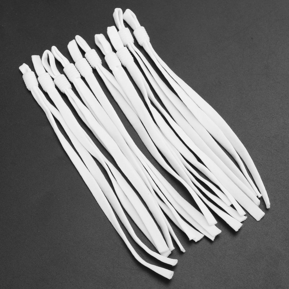 200pcs Stretchy Elastic Bands Adjustable Earloop Cord Extension Strap Elastic Cord Sewing