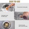 1Pcs Sink Drain Filter Bounce Core-Odor&Leak Prevention,Dishwashing Drain Filter,Anti-Clog Strainer