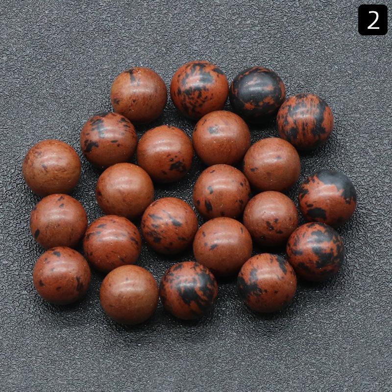 Perline Rotonde in Cristallo di Agata Senza Foro da 10mm - Materiale Semi-Prezioso per Gioielli Fai da Te
