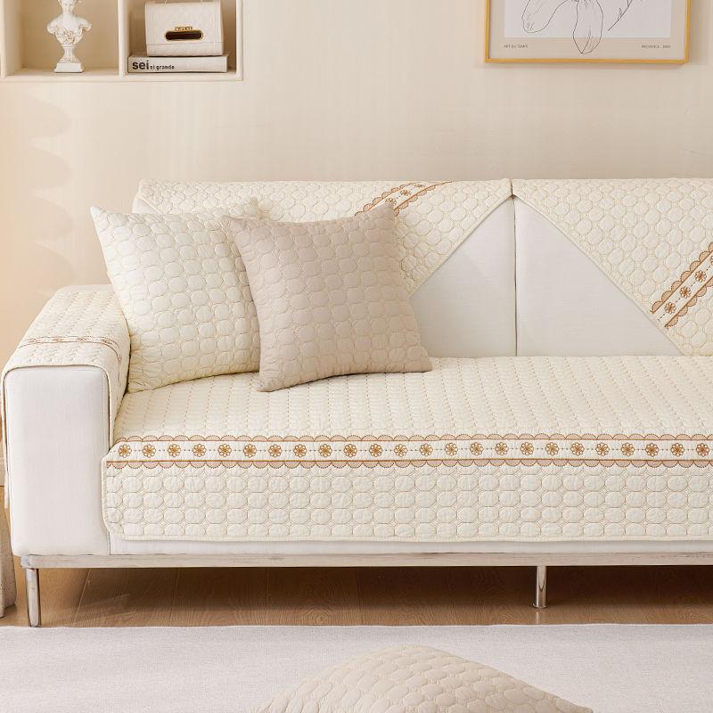Sofa Cushion, Universal In All Seasons, Non-slip Seat Cushion, Fabric Leather, Sofa Cover Cover, Cloth Towel