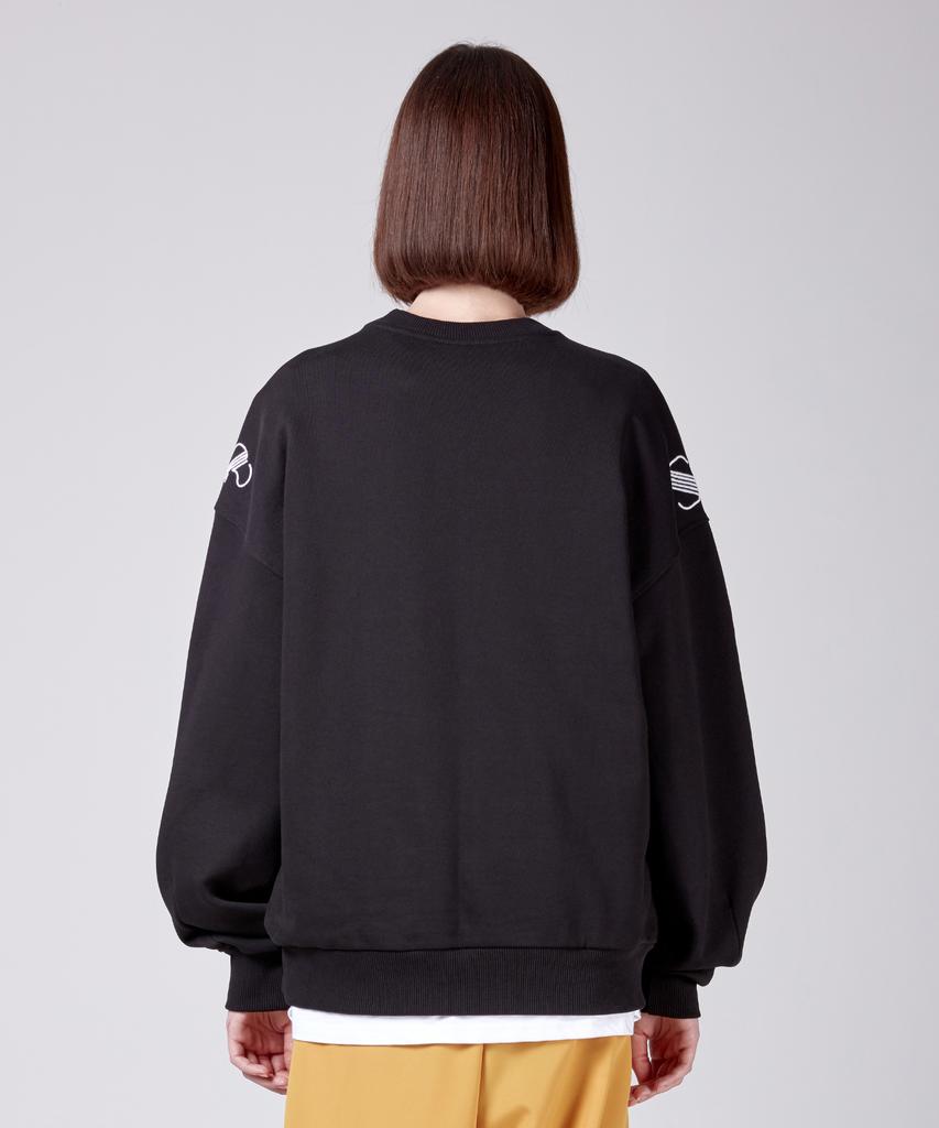 SSQR Unisex Embroidered Sweatshirt Zoc_02_Black_Medium