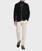 PANICALE Ivory Regular Slim Fit Textured Cotton Pants