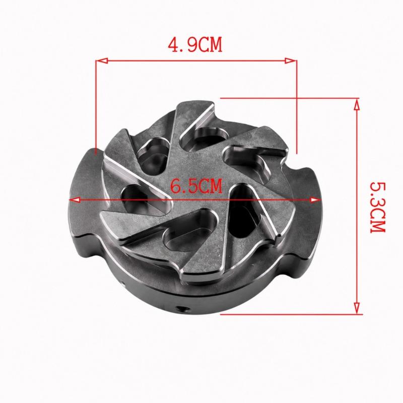Motorcycle Gas Tank Cap Corrosion Resistant Aluminum Alloy Anti Rust Multi Colors Fit Most Motorbikes ATV Off Road Use