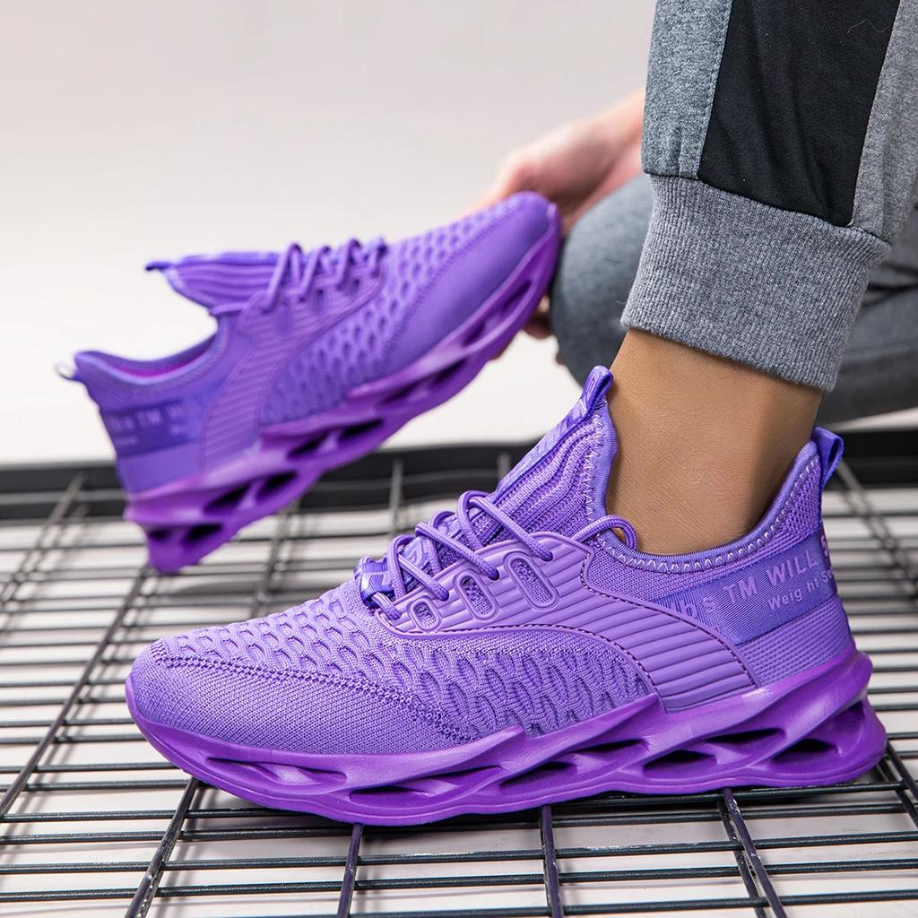 ELUVA Damenschuhe Laufen Atmungsaktives Mesh Leichte Sneaker für Damen Walking Fitnessstudio Training Rutschfest Bequeme Sportschuhe