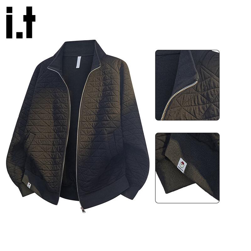 CHOCOOLATEit Women s Stand-Up Collar Zipper Sweatshirt Jacket M