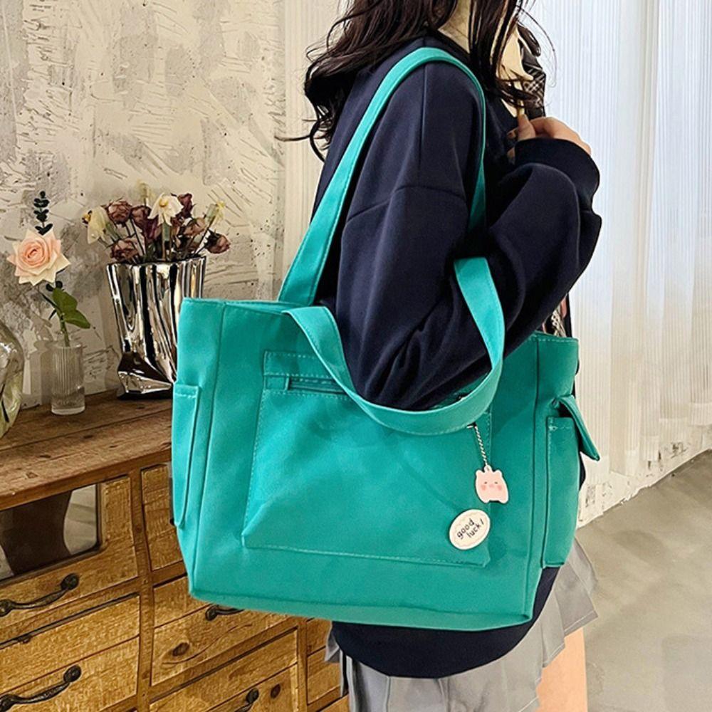Minority Design Canvas Tote Bag Large Capacity Mommy Bag Oxford Shopping Bag Streetwear