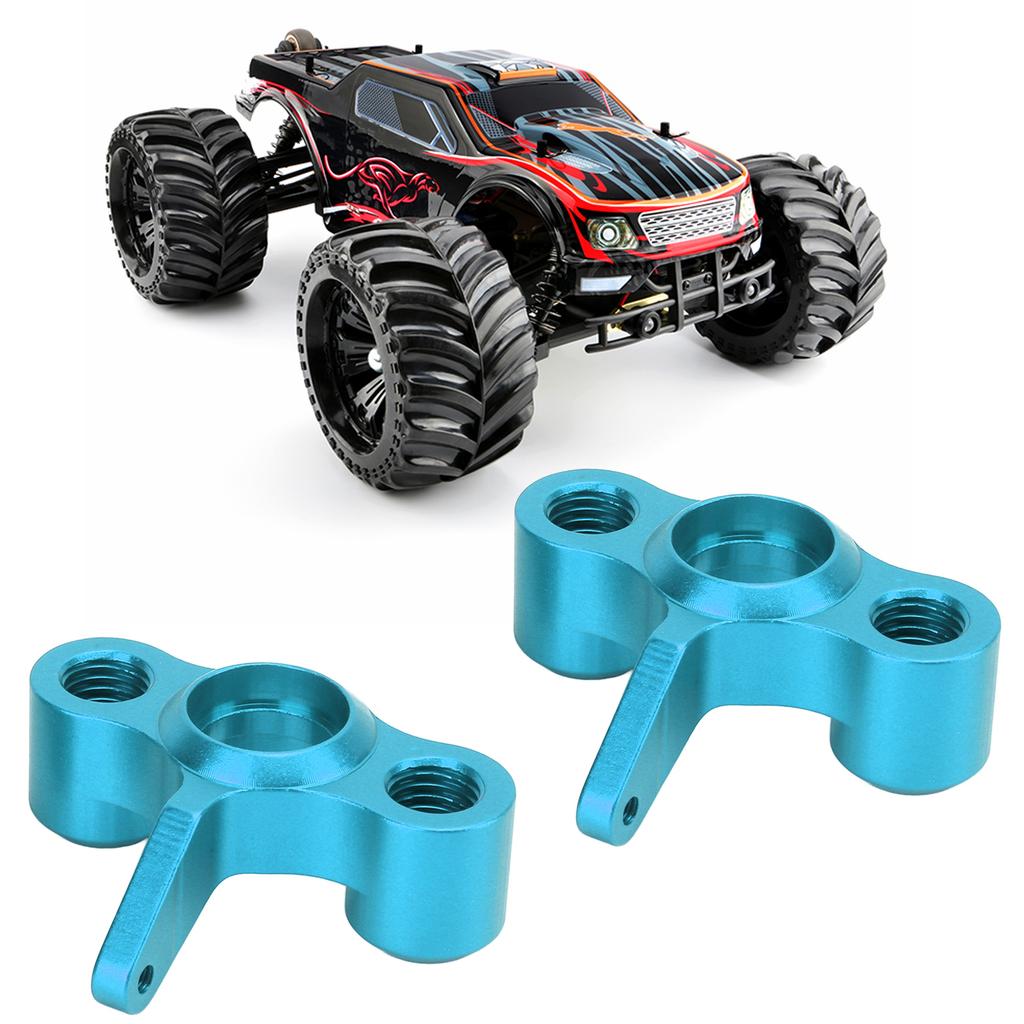 2Pcs RC Metal Steering Knuckles Replacement RC Aluminum Alloy Steering Hub Carrier for JLB 1Celsius10 Truck