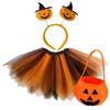 Halloween Costume for Girls, Pumpkin Skirt, Outfit