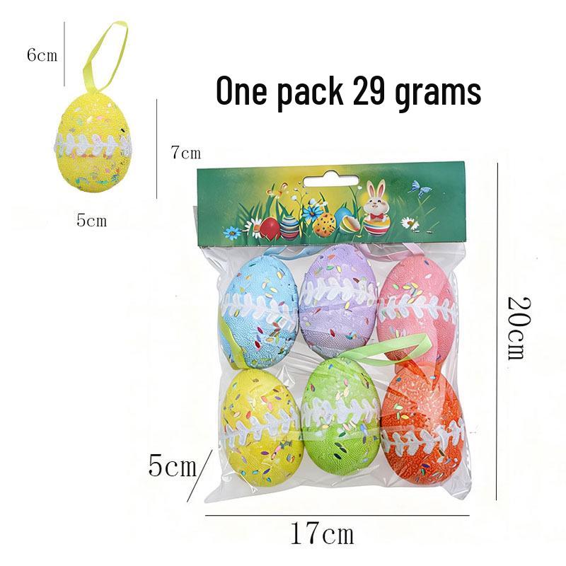 Пасхальное Кружевное Цветочное Цветное Яйцо Фестиваль Домашнее Украшение Подвеска