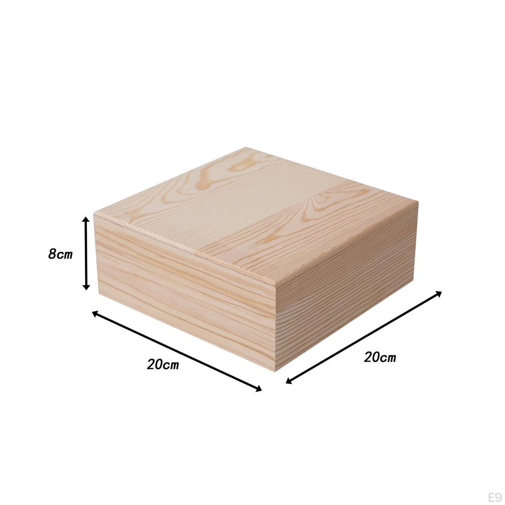 Scatola portaoggetti in legno, organizer, souvenir, regalo fai da te per l'artigianato